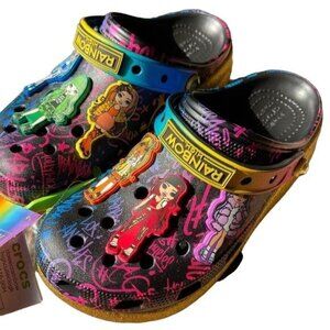 CROCS Shoes Crocs Rainbow High Clogs Gold Glitter Back To